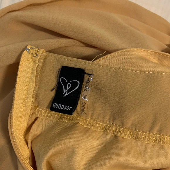 Gorgeous Maxi Gold Yellow Dress - Picture 3 of 4